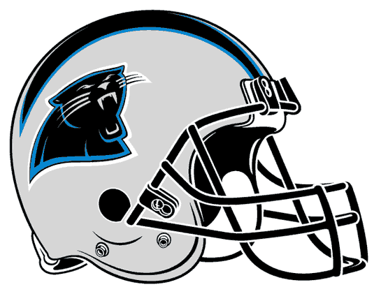 Carolina Panthers 1995-2011 Helmet iron on transfers for T-shirts